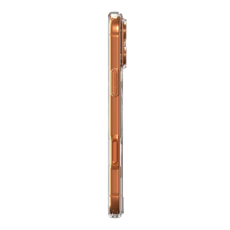 Spigen Ultra Hybrid Mag MagSafe - Case for iPhone 17 Pro (Clear/Orange) 4