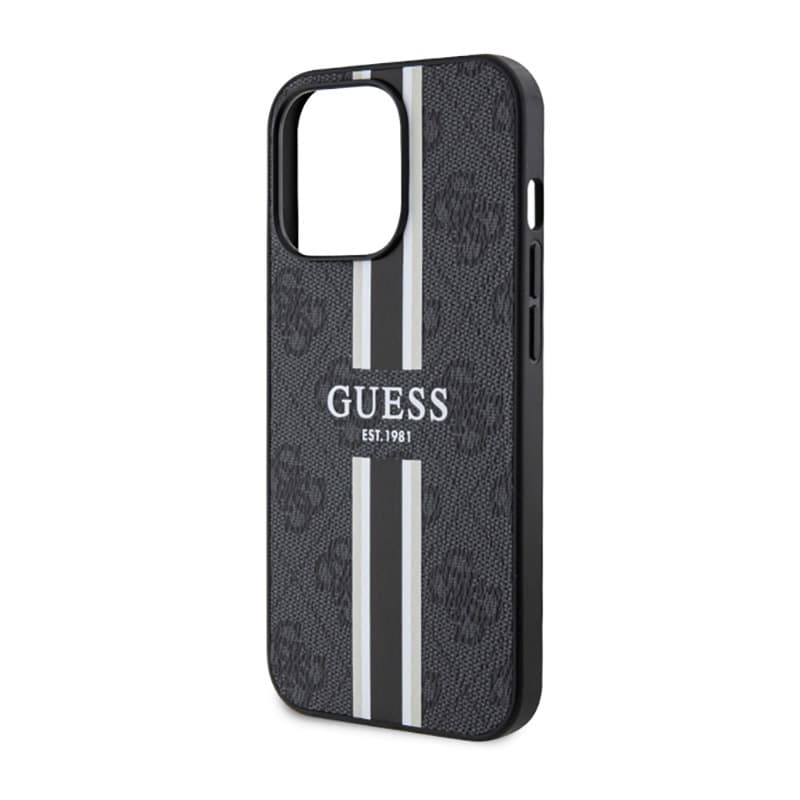 Guess 4G Printed Stripes MagSafe - Case for iPhone 13 Pro (Black) 6
