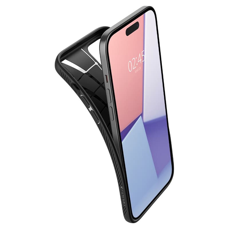 Spigen Liquid Air - Case for iPhone 15 Plus (Matte Black) 7