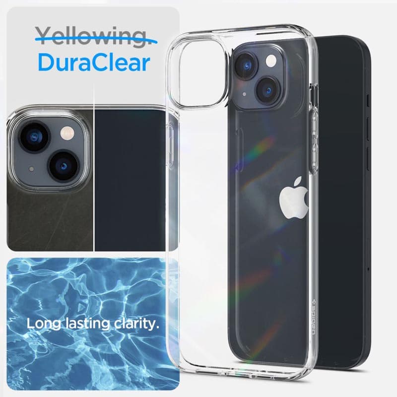 Spigen Crystal Pack - Set of case for  iPhone 15 Plus / iPhone 14 Plus + Protective Glass (Clear) 2