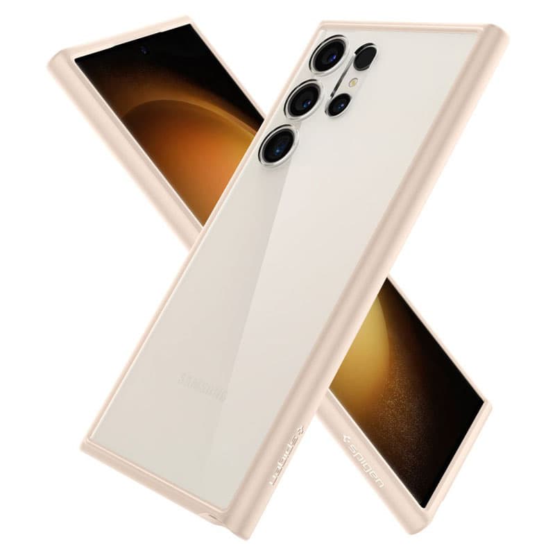 Spigen Ultra Hybrid - Case for Samsung Galaxy S23 Ultra (Sand Beige) 4