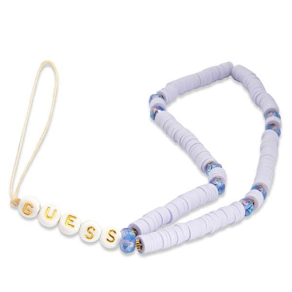 Guess Phone Strap Beads Heishi Lilac 1