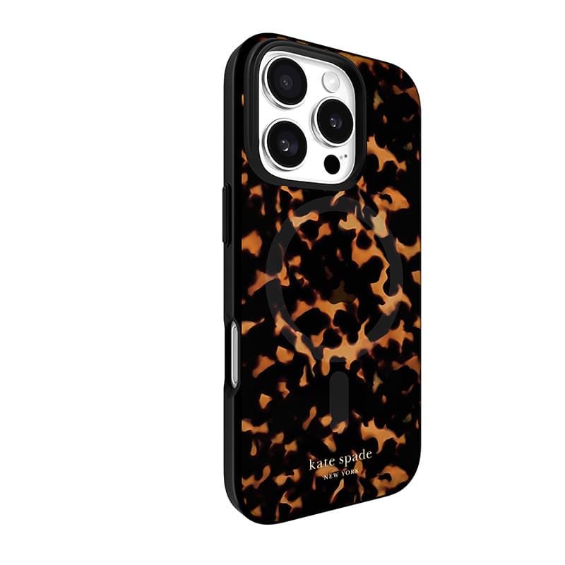 Kate Spade New York Protective MagSafe - Case for iPhone 16 Pro (Tortoise) 3