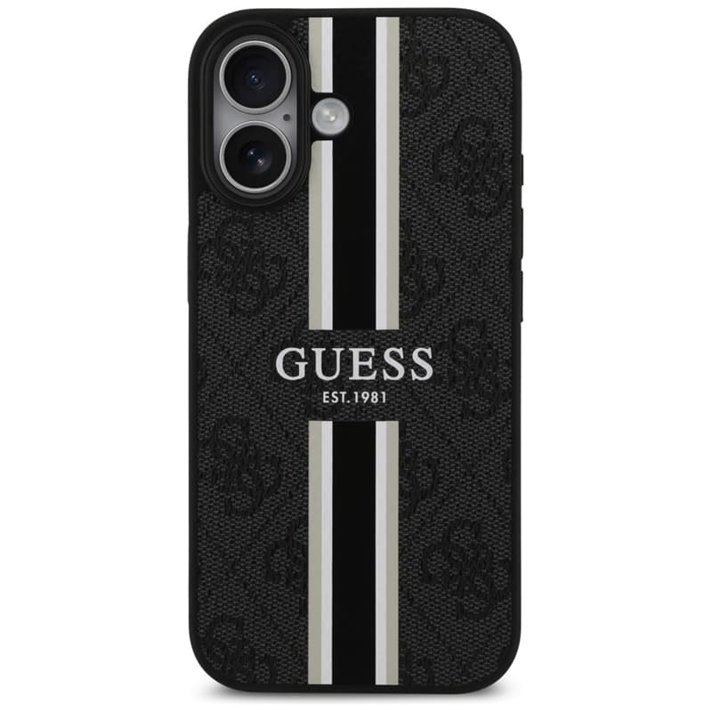 Guess 4G Printed Stripes MagSafe - Case iPhone 17 (black) 3