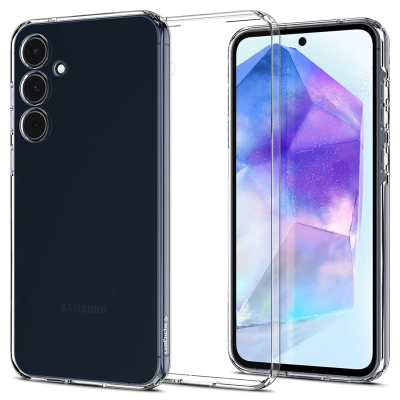 Spigen Liquid Crystal - Case for Samsung Galaxy A55 5G (Transparent) 4