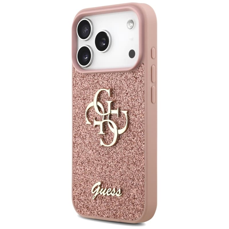 Guess Fixed Glitter Big 4G - Case for iPhone 17 Pro (pink) 2