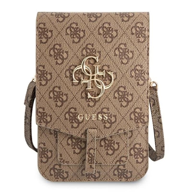 Guess 4G Big Metal Logo Phone Bag - Bag with a smartphone compartment (brown) 2