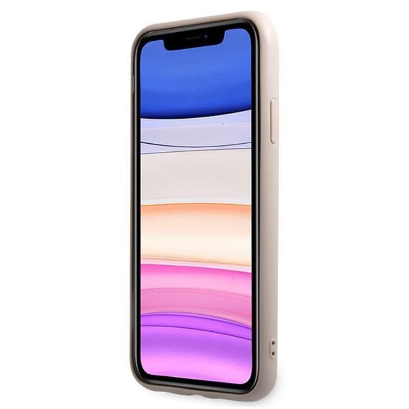 Guess 4G Bottom Stripe Collection - Case for iPhone 11 (Pink) 5