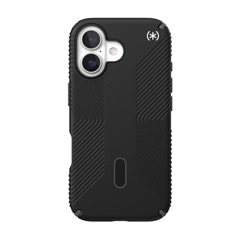 Speck Presidio2 Grip ClickLock & MagSafe - iPhone 17 Case (Black / Slate Gray / White) 8