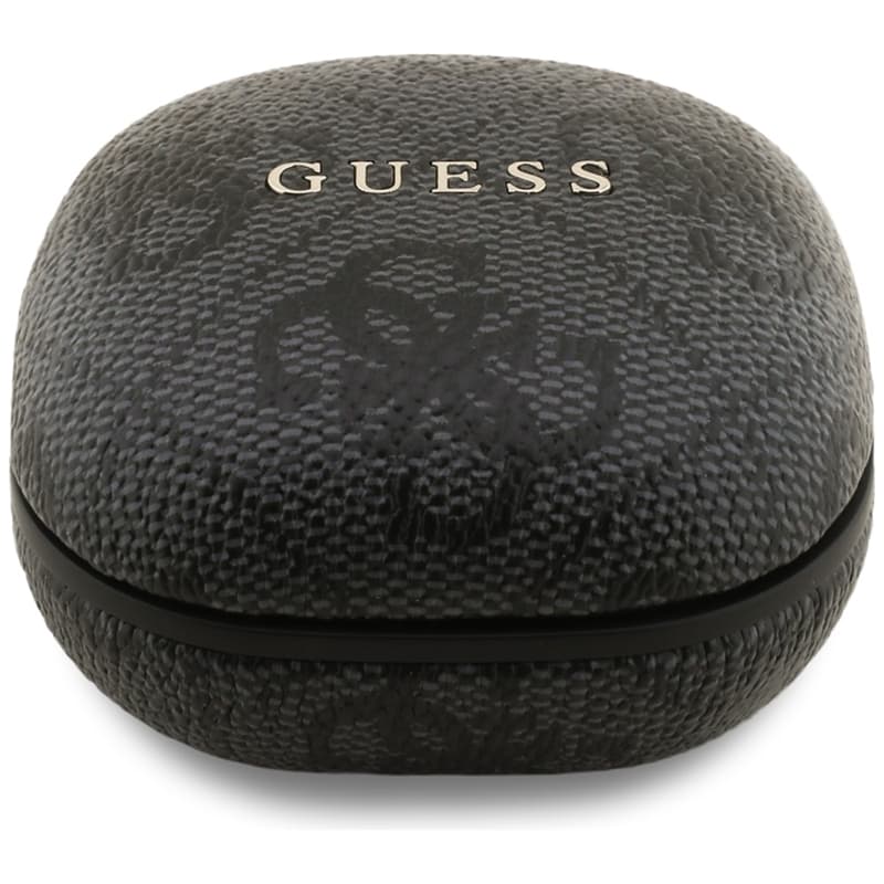 Guess 4G Classic Metal Logo - Bluetooth TWS ENC sluchátka + nabíjecí pouzdro (Černá) 2
