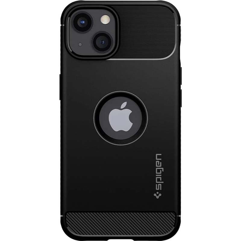 Spigen Rugged Armor - Case for iPhone 13 Case (Black) 3