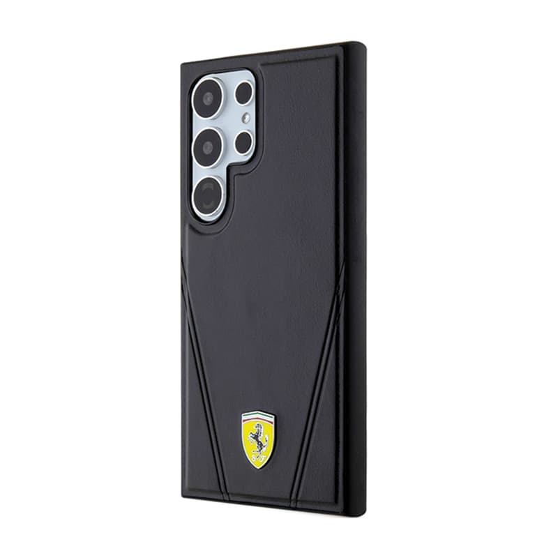 Ferrari Hot Stamp V Lines MagSafe - Samsung Galaxy S24 Ultra case (black) 2