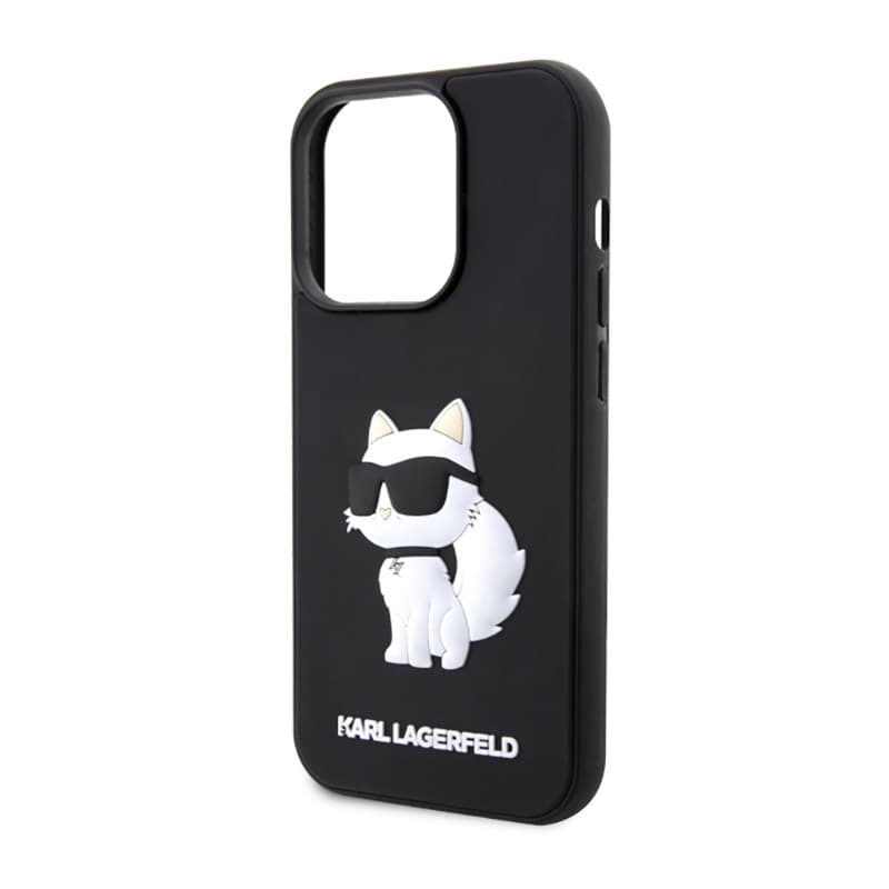 Karl Lagerfeld 3D Rubber NFT Choupette - Case for iPhone 14 Pro Max (Black) 6