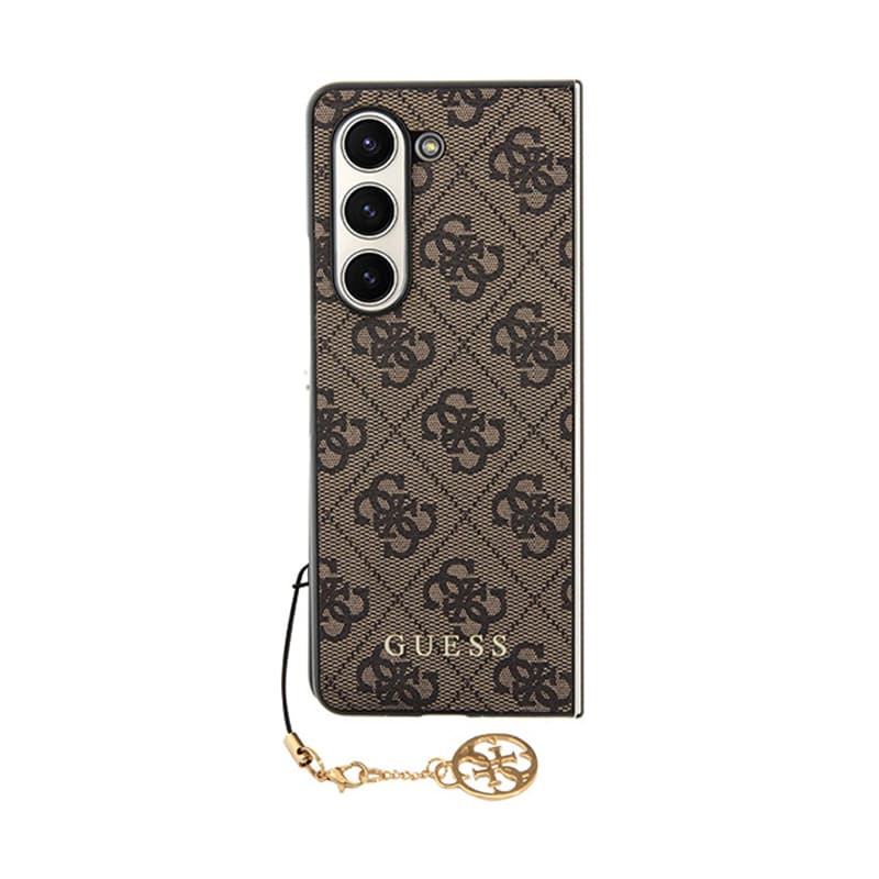 Guess 4G Charms Collection - Case for Samsung Galaxy Z Fold 5 (brown) 2