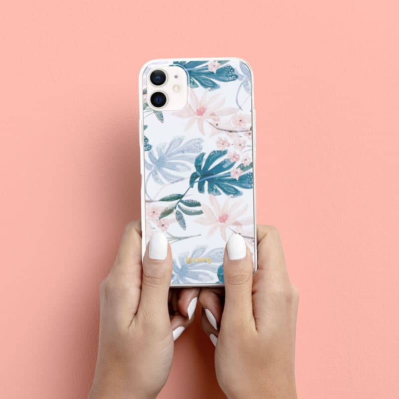 Crong Flower Case - iPhone 12 Mini Case (pattern 01) 6