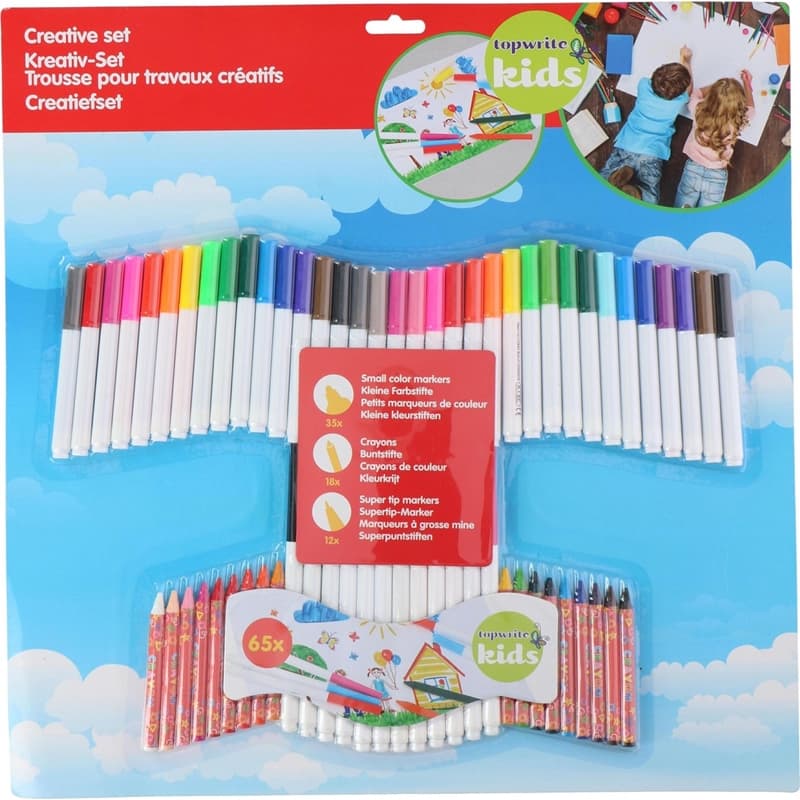 Topwrite - Drawing set 65 pcs. 2