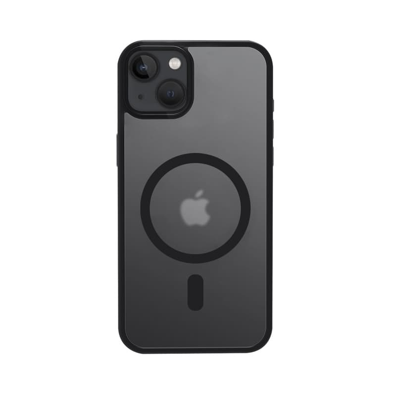 Crong Hybrid Frost MAG Cover - iPhone 15 MagSafe Case (Black) 4
