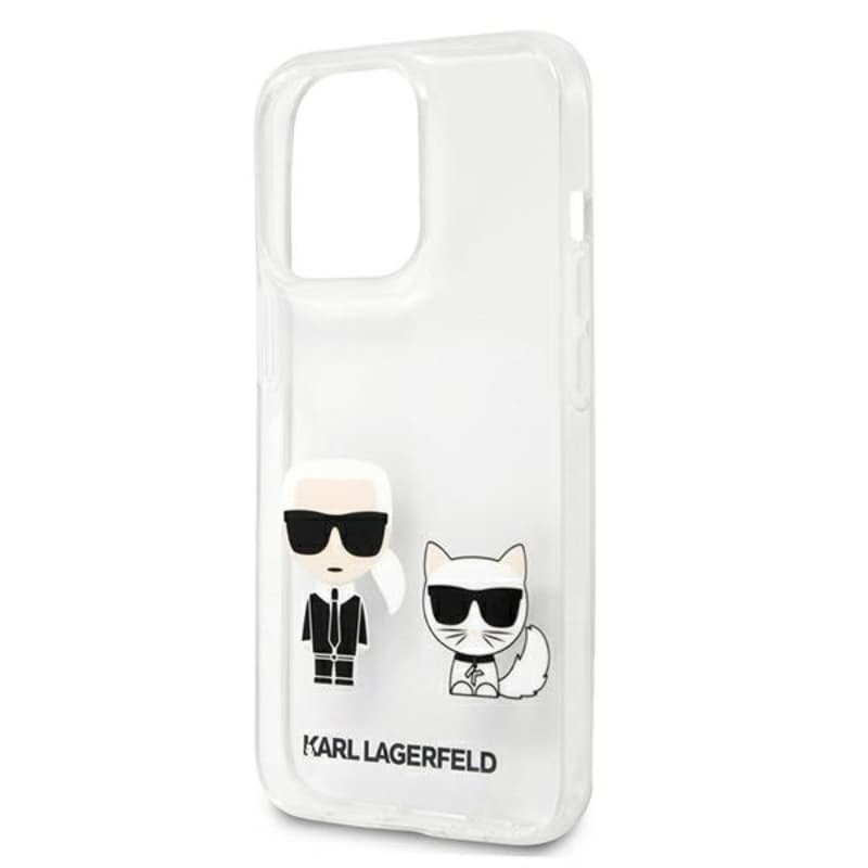 Karl Lagerfeld Ikonik & Choupette - Case for iPhone 13 Pro Max (Transparent) 6
