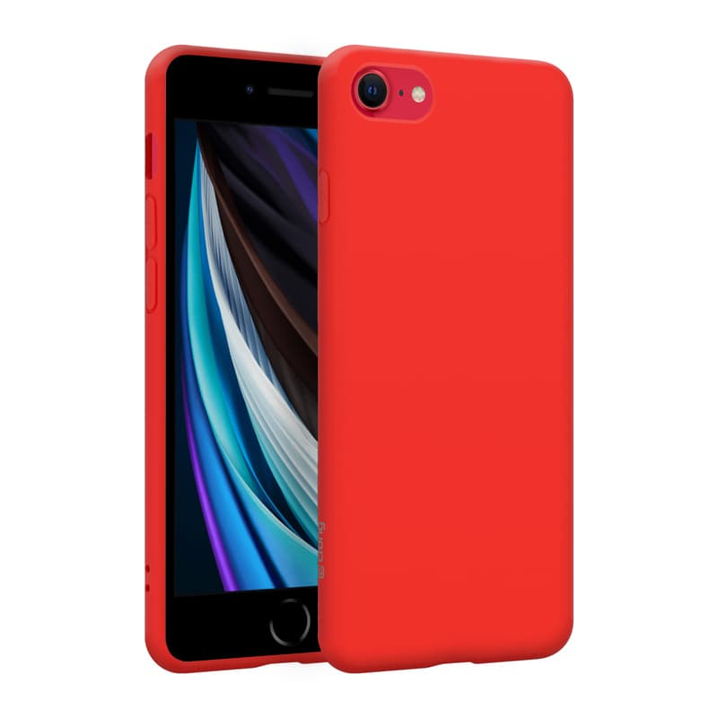 Crong Color Cover - Case iPhone SE (2022/2020) / 8 / 7 (red) 1