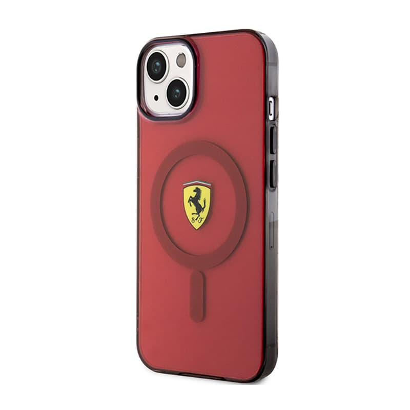 Ferrari Translucent MagSafe - Case for iPhone 14 (Red) 2