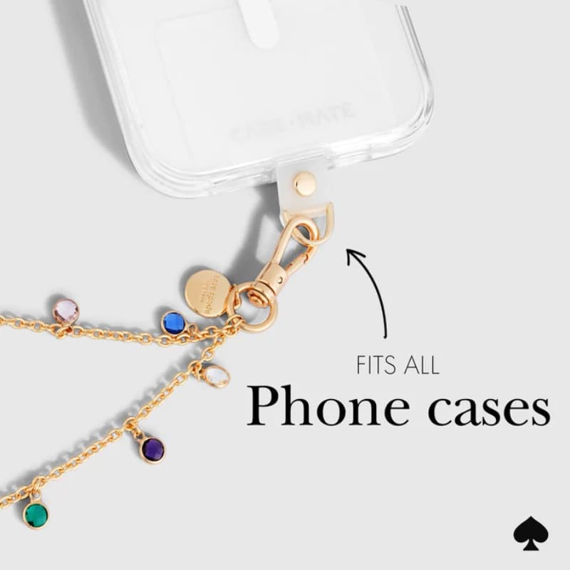 Kate Spade New York Universal Phone Charm Wristlet - Universal phone lanyard (High Shine) 7