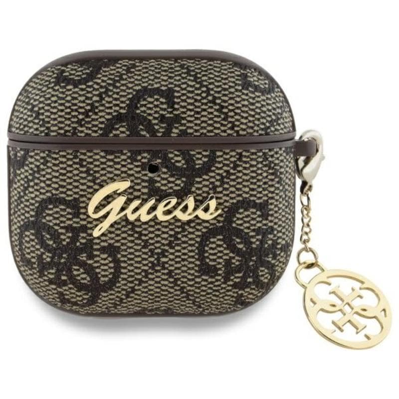 Guess 4G Charm Collection - Case for AirPods 4 (Brown)