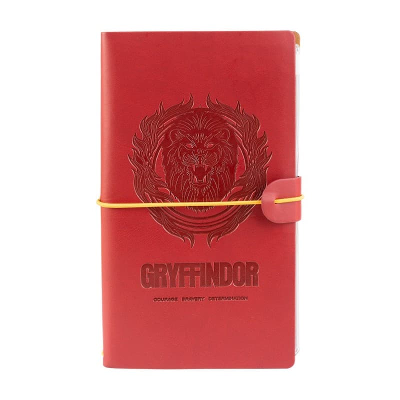 Harry Potter - Gryffindor Leather Travel Notebook 12x19.6 cm (Red) 1
