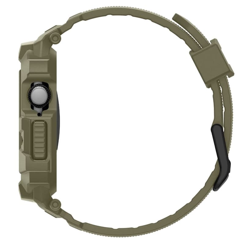 Spigen Rugged Armor Pro V2 – Apple Watch 10/11 46mm Case Strap (Vintage Khaki) 5