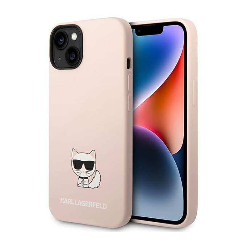 Karl Lagerfeld Choupette Body - Case for iPhone 14 Plus (Light Pink) 1