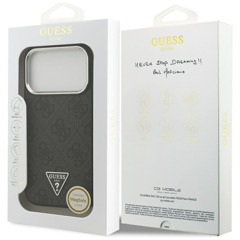 Guess 4G Triangle Logo MagSafe - Case iPhone 17 Pro (black) 8
