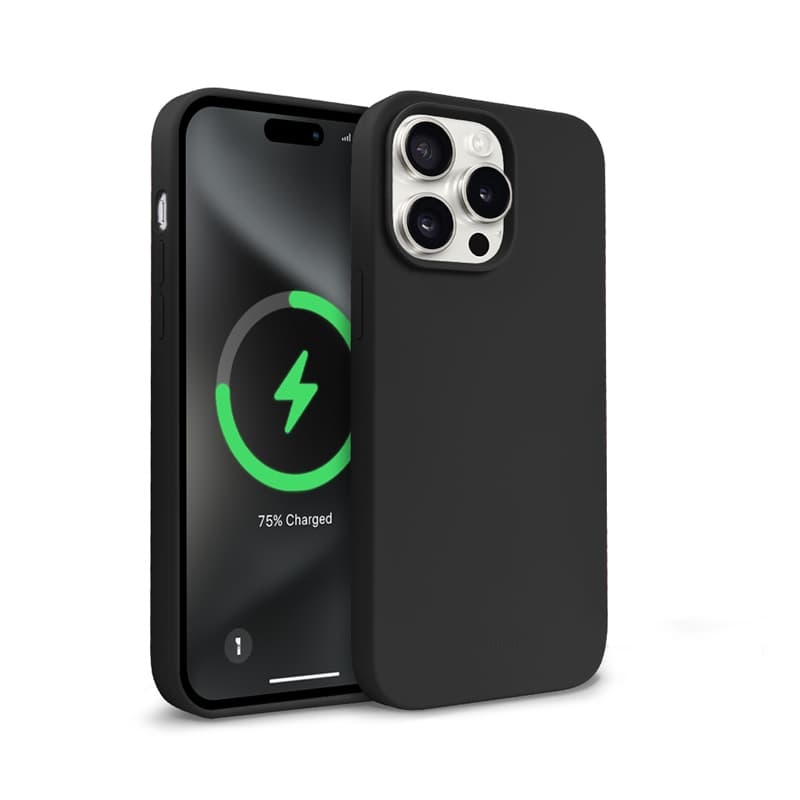 Crong Color Cover Magnetic - iPhone 15 Pro MagSafe Case (Black) 7