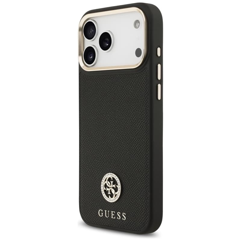 Guess Grained Strass Logo MagSafe - Case iPhone 17 Pro Max (black) 2