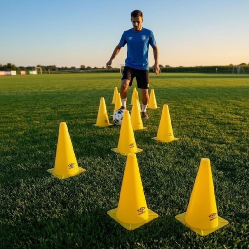 Umbro - Set of 10 training cones (yellow) 4
