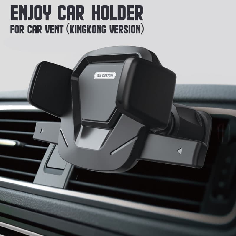 WEKOME WP-U82 King Kong Series - Mechanical car holder for phones 4.7"- 6.5" (Black) 2