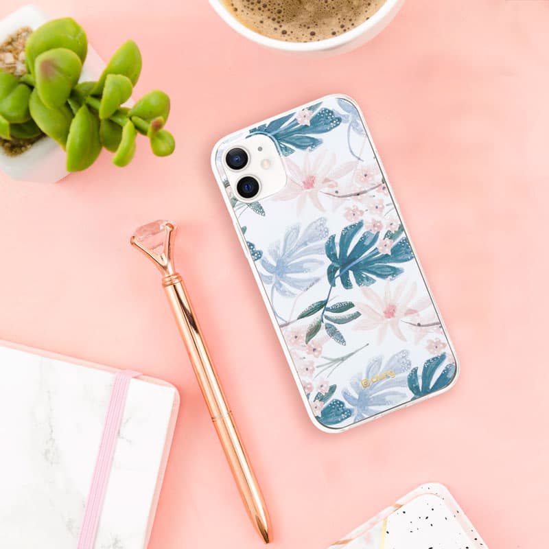 Crong Flower Case - iPhone 12 Mini Case (pattern 01) 7