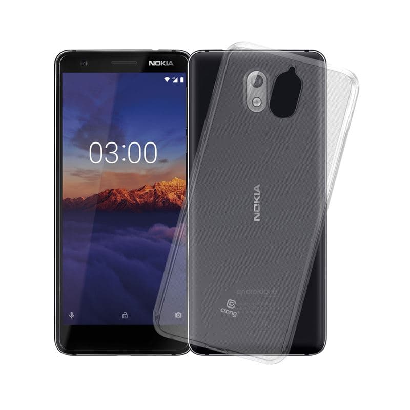 Crong Crystal Slim Cover - Protective Case for Nokia 3.1 (clear) 1