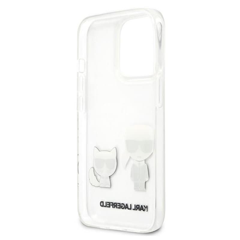 Karl Lagerfeld Ikonik & Choupette - Case for iPhone 13 Pro Max (Transparent) 7