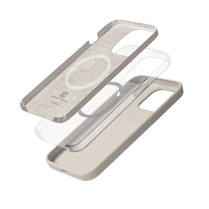 Crong Color Cover Magnetic - iPhone 14 Pro Max MagSafe Case (Stone Beige) 3