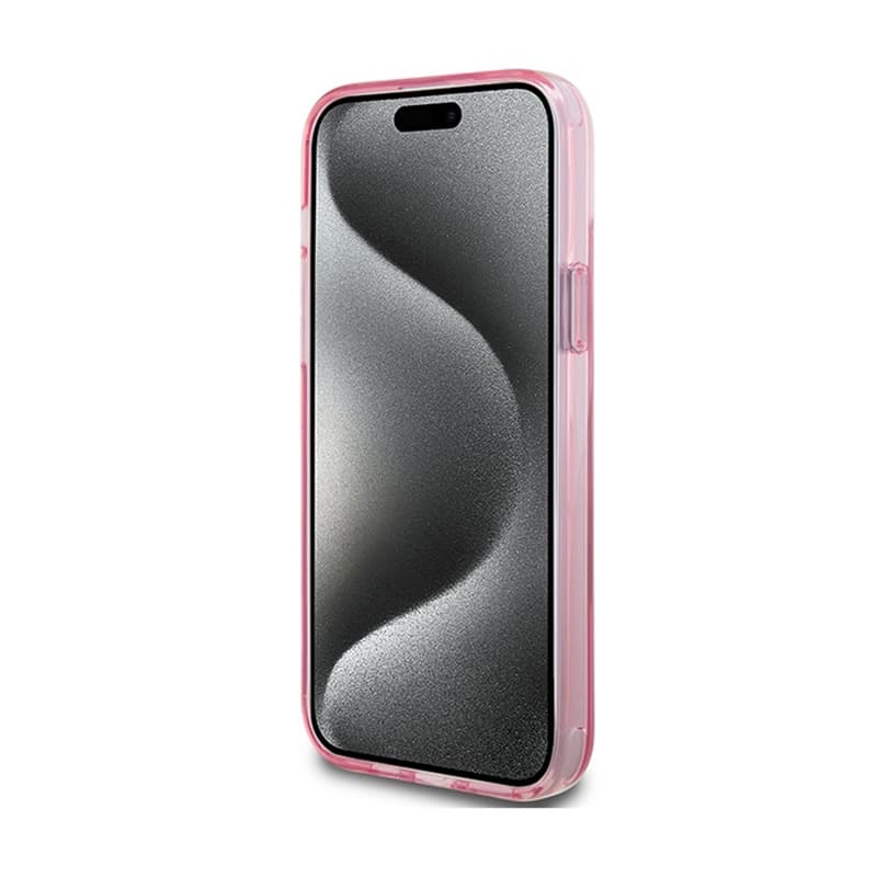 Karl Lagerfeld Ring Stand Karl & Choupette MagSafe - iPhone 15 Plus Case (pink) 5