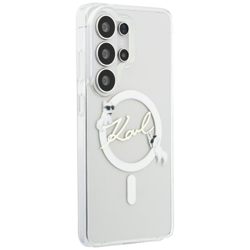 Karl Lagerfeld IML KC Script MagSafe - Samsung Galaxy S26 Ultra Case (Clear) 4