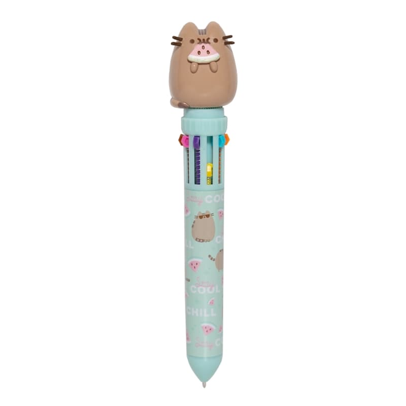 Pusheen - 10-color automatic ballpoint pen with a 3D figure from the Foodie collection 1