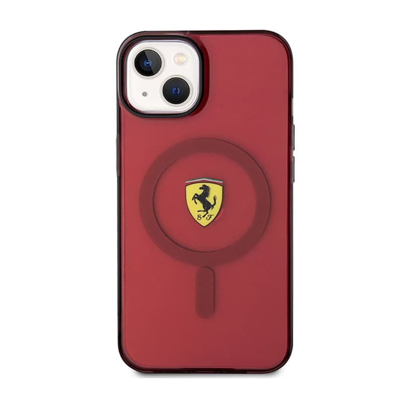Ferrari Translucent MagSafe - Case for iPhone 14 (Red) 3