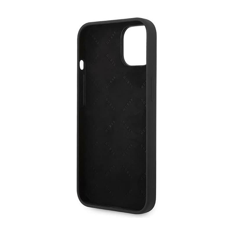Guess Silicone Triangle Logo - Case for iPhone 14 Plus (Black) 7