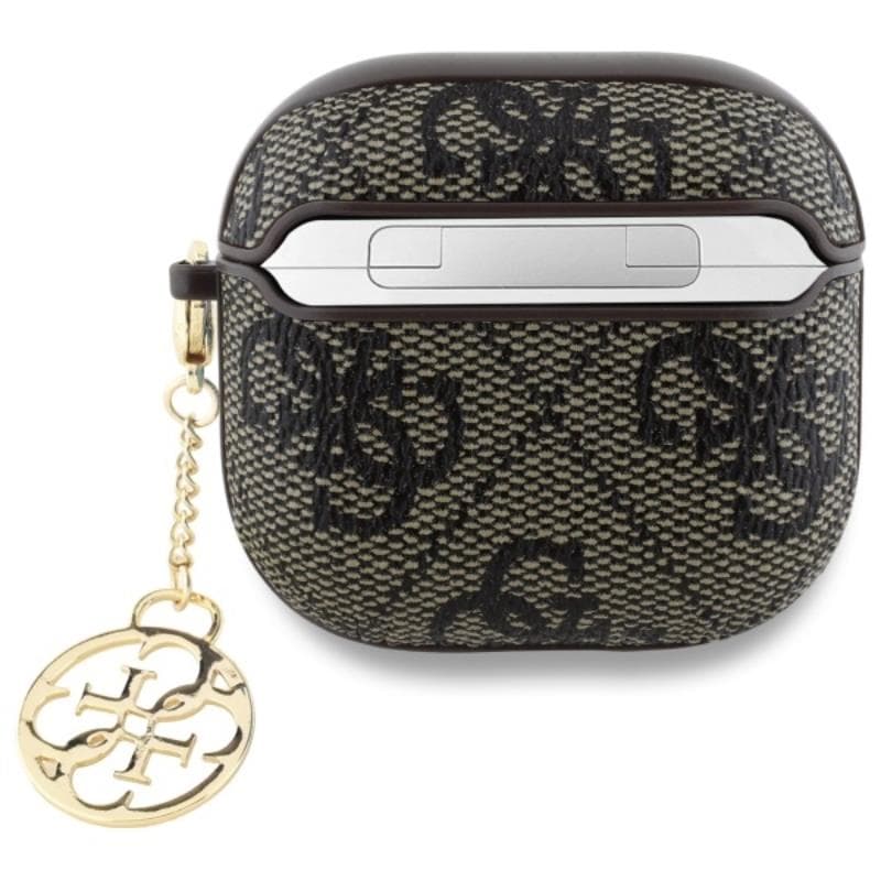 Guess 4G Charm Collection - Case for AirPods 4 (Brown) 2