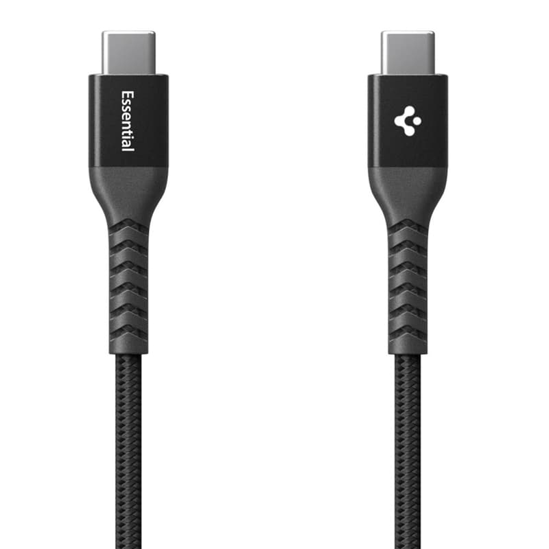 Spigen EB10010CCA Essential - USB-C to USB-C Cable 100W 1m (Black) 2