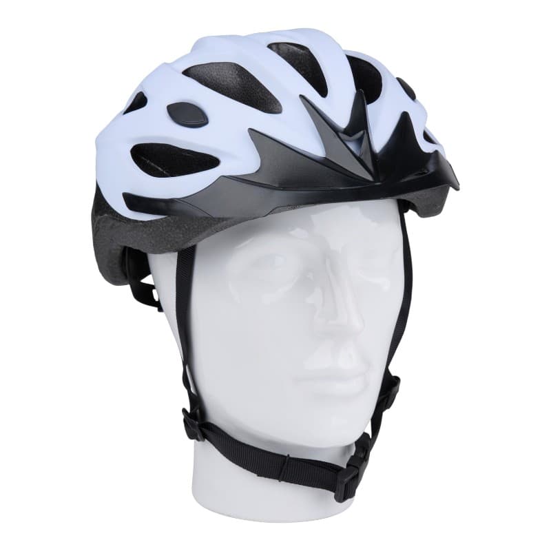 Dunlop - Adjustable MTB Bike Helmet Size L 58-61 cm (White-Black) 3