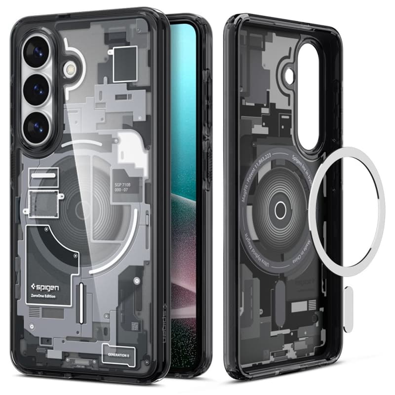 Spigen Ultra Hybrid Mag MagSafe - Case for Samsung Galaxy S26+ (Zero One Black) 2