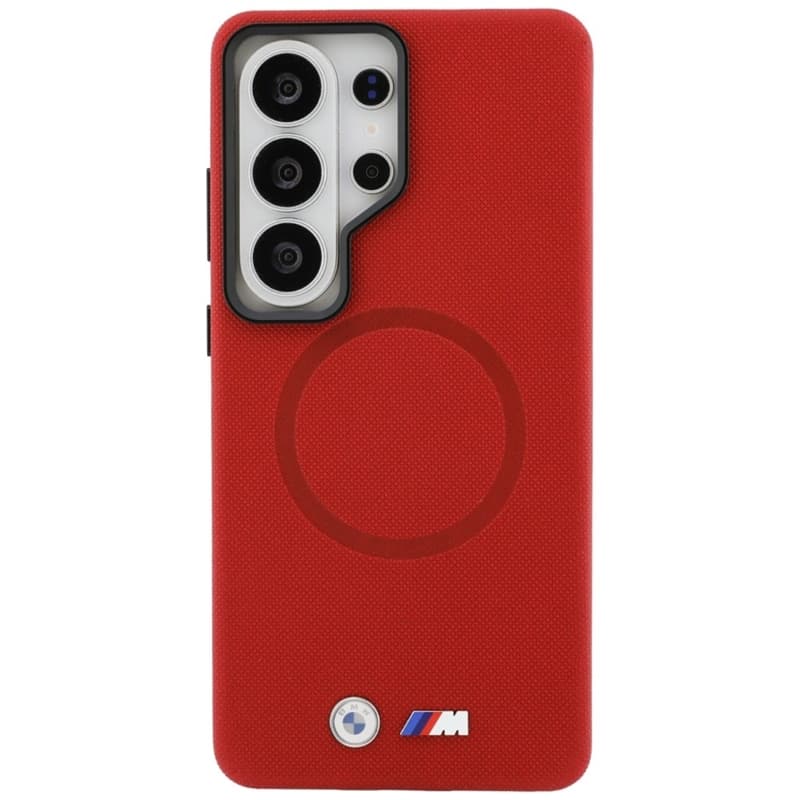 BMW M Metal Logo MagSafe - Samsung Galaxy S26 Ultra Case (Red) 3