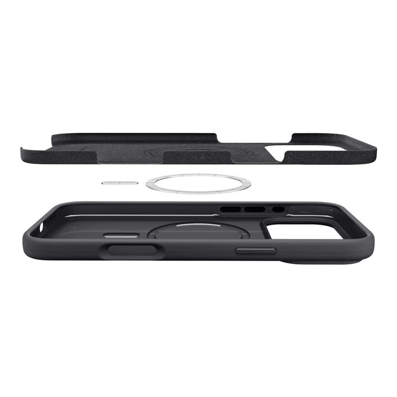 Spigen Silicone Fit Mag MagSafe - Case for iPhone 17 Pro Max (Black) 6