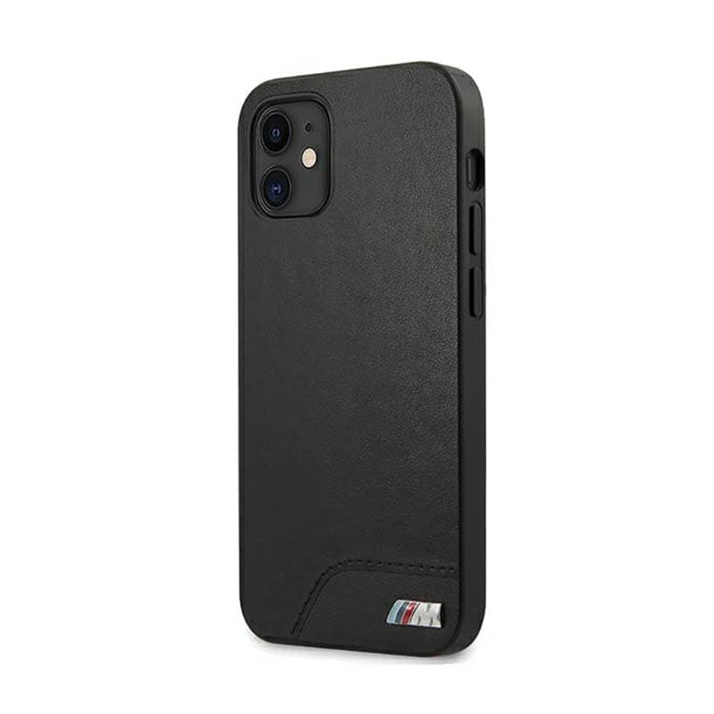 BMW Smooth PU Leather - Case for iPhone 12 mini (Black) 2